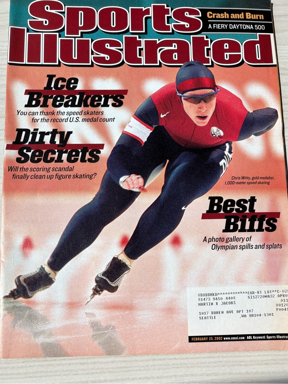 Sports Illustrated February 2002 Olympics Gold Medal Y2K ads